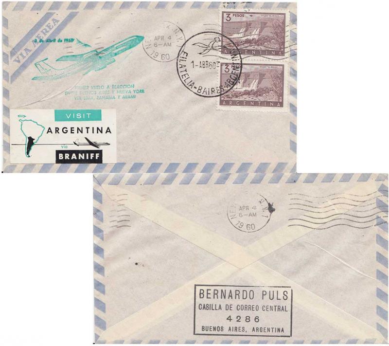 Argentina 1960 Postal History