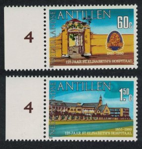 Neth. Antilles 125th Anniversary of St Elisabeth's Hospital 2v 1981 MNH