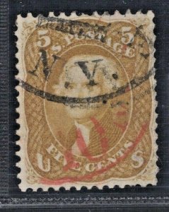 #67 VF Used w/cert. SCV. $750 (JH 5/23) 