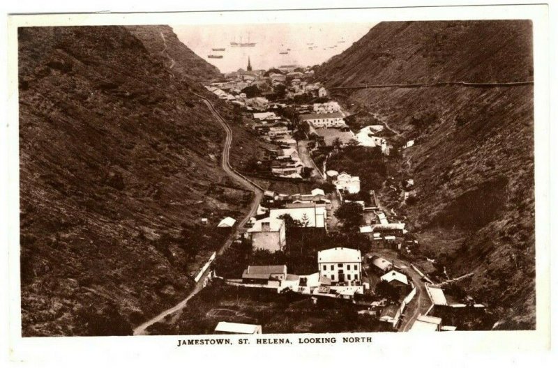 St Helena REAL PHOTOGRAPH Postcard Unused PPC *Jamestown*{samwells-covers} SJ3