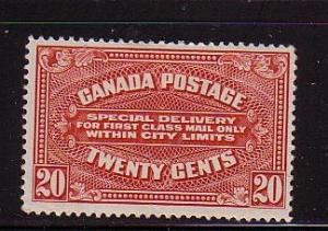 Canada Sc E2 1922 20c Special Delivery stamp mint