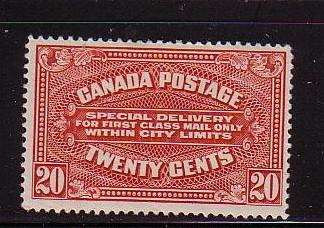 Canada Sc E2 1922 20c Special Delivery stamp mint