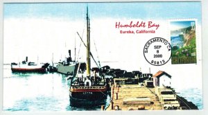 CALIFORNIA STATEHOOD 150th Anniv. #3438 GSCC Color Laser HUMBOLDT BAY EUREKA CA