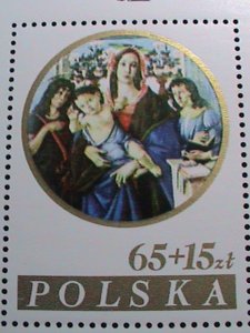 POLAND-1985-SC#B143a ITALIA'85 STAMP SHOW-MNH S/S SHEET- VERY FINE