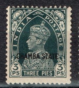 Chamba SG# 82, Mint Hinged, Hinge Remnant.      Lot 01042015