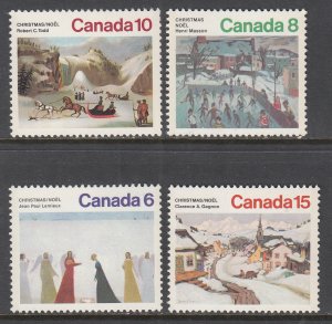 Canada 650-653 Christmas MNH VF