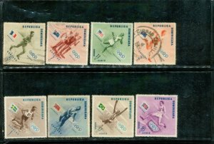 Dominican Republic Olympics Lot 7 , 8 stamps