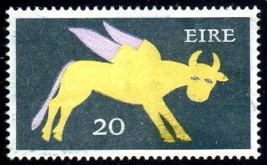 1971 20p ox missing brown, u/m mint with minute gum disturbance