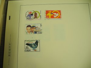 CUBA, 100s & 100s of Stamps mostly hinged on Scott pages