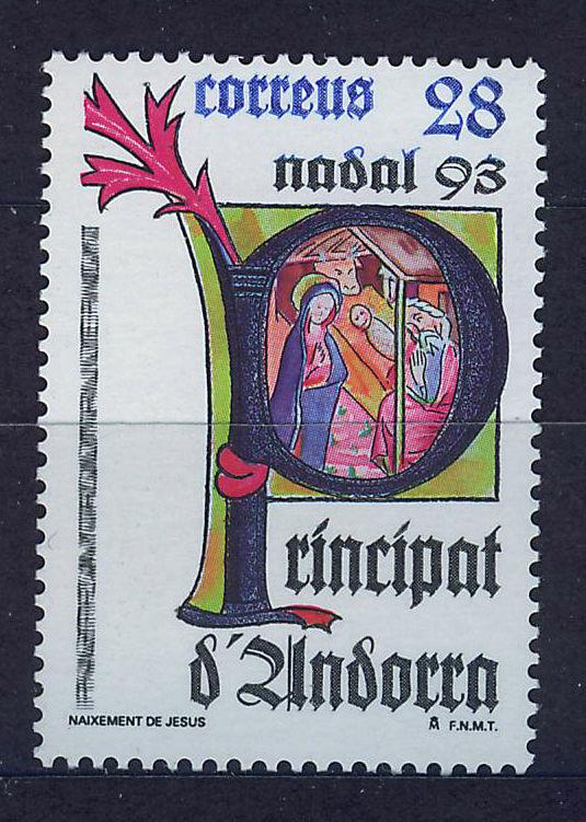 ANDORRA SPANISH 1993 MNH SC.226 Christmas