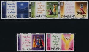 St Helena 631-5 MNH Christmas Carols