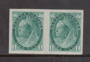 Canada #75a XF/NH Imperf Pair **With Certificate**