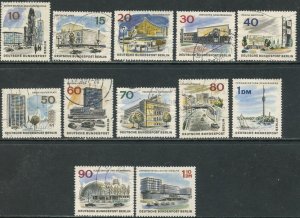 GERMANY BERLIN Sc#9N223-9N234 1965-66 New Berlin Complete Most Used