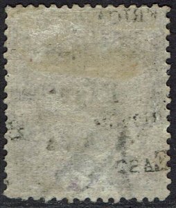 BRITISH EAST AFRICA 1895 OVERPRINTED LIGHT AND LIBERTY 4½A