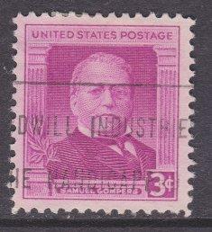 US sc#988 1950 3c Samuel Gompers used