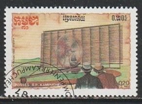 1987 Cambodia - Sc 797 - used VF - 1 single - Early Aircraft Designs