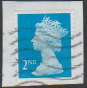 GB QE II Machin SG U2963 - 2nd brt blue -  M12L - Source  T 