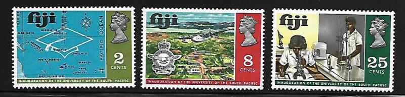 FIJI 283-285 MNH UNIVERSITY OF THE SOUTH PACIFIC