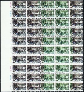 1703, MNH 13¢ Part Red Color Missing Freaky Error Sheet of 50 - Stuart Katz