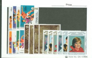 Aitutaki #250/270  Single (Complete Set)