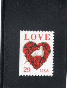 2814 Love, MNH booklet stamp