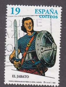 Spain # 2854, Comic Book Character, Used