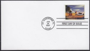 US 5554 Priority Mail Castillo de San Marcos CDS FDC 2021