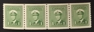 Canada 278 Strip XF MNH