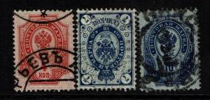 Finland SC# 49-51, Used, 51 heavy page remnant - Lot 100317