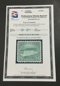 MOMEN: US STAMPS #699 MINT OGph PSE GRADED CERT XF-SUP 95