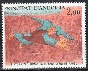 andorra--french  scott no 284 mh