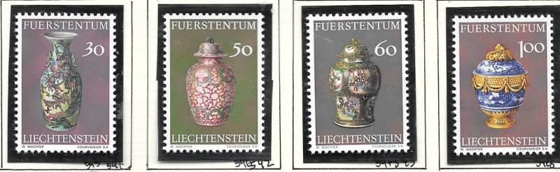 Liechtenstein #545-48 MNH Set of Singles Collection / Lot