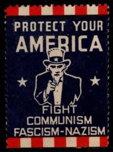 1940's US Cinderella Protect Your America Fight Communism-Fascism-Nazism...