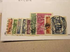 LATVIA Scott 200-206, 207-212 USED Cat $4.15