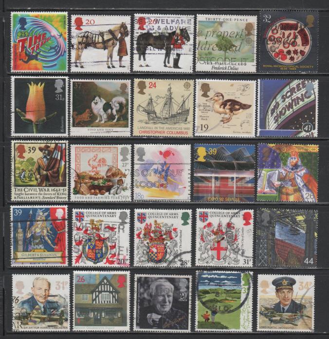 Great Britain ~ Lot of 90 Different ~ Used, MX ~ cv 18.00 +