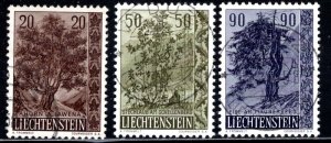 Liechtenstein #326-328  Used    VF   CV $8.00   ....   3510129