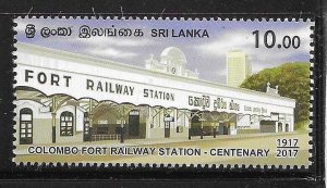 Sri Lanka 2017 Colombo Fort Railway Station Centenary MNH A2727