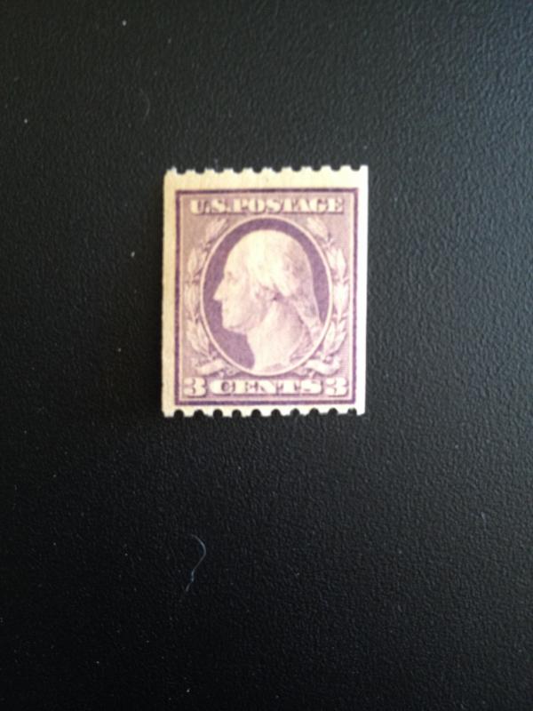 Scott #489 1917 Wash. Type 1 Rotary Perf 10 UnWtrmk, MINT, F-VF, NH, OG