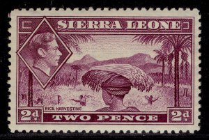 SIERRA LEONE GVI SG191, 2d mauve, M MINT. Cat £50.