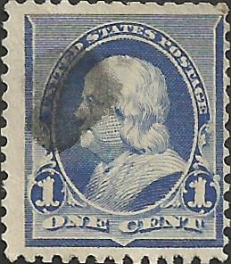 # 219 DULL BLUE USED BEN FRANKLIN SCV-0.75