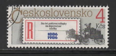 Czechoslovakia Sc # 2617 used (BBC)