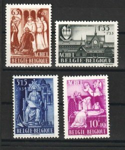 BELGIUM 1948 Aid the Abbey at Achel (4v Cpt) Fresh MNH CV$20
