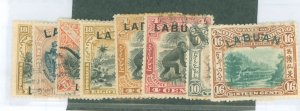 Labuan #83-6/96-9 Used Single (Complete Set)