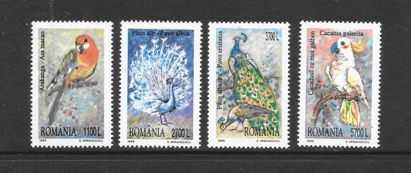 BIRDS - ROMANIA #4294-7  MNH