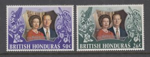 British Honduras 306-307 MNH VF