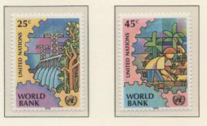 SCOTT 546-547  singles  MNH UN New York 1989