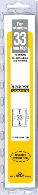 Scott Mounts Clear 33mm STRIP 215 ,(Pgk. 22)(00927C)