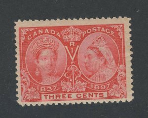Canada Victoria Jubilee Stamp #53-3c MH  F/VF  Guide Value = $25.00