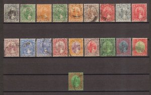 MALAYA/PERAK 1938 SG 103/21 USED Cat £700