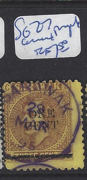 SARAWAK  (PP2607B)   1C/3C   SG 27  PURPLE CANCEL SON  VFU